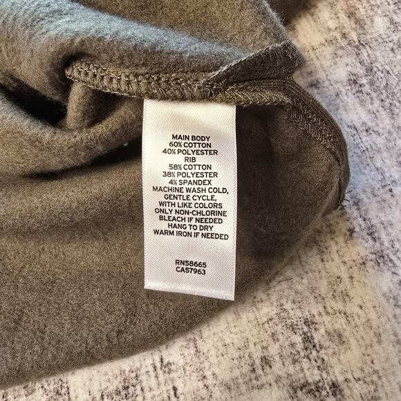 BP Sweater Womens XS Olive Green Cropped V Neck Long Sleeve Pullover Casual XS - Picture 4 of 11